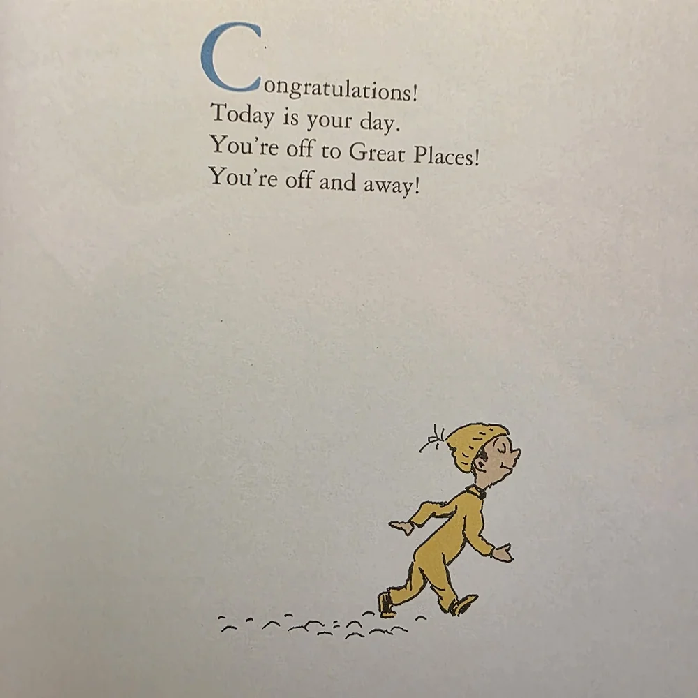 Oh the Places You'll Go by Dr Seuss Book NEW